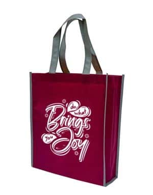 mix colour non woven bag - maroon