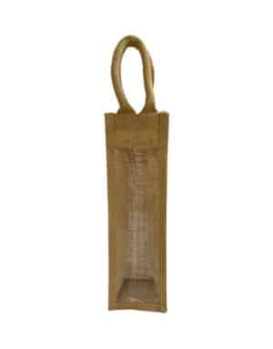 Jute Wine Bag